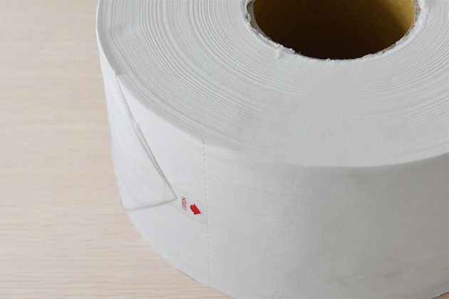 commercial jumbo toilet paper roll, high-capacity virgin pulp restroom tissue, detail 10 - Top Source Paper