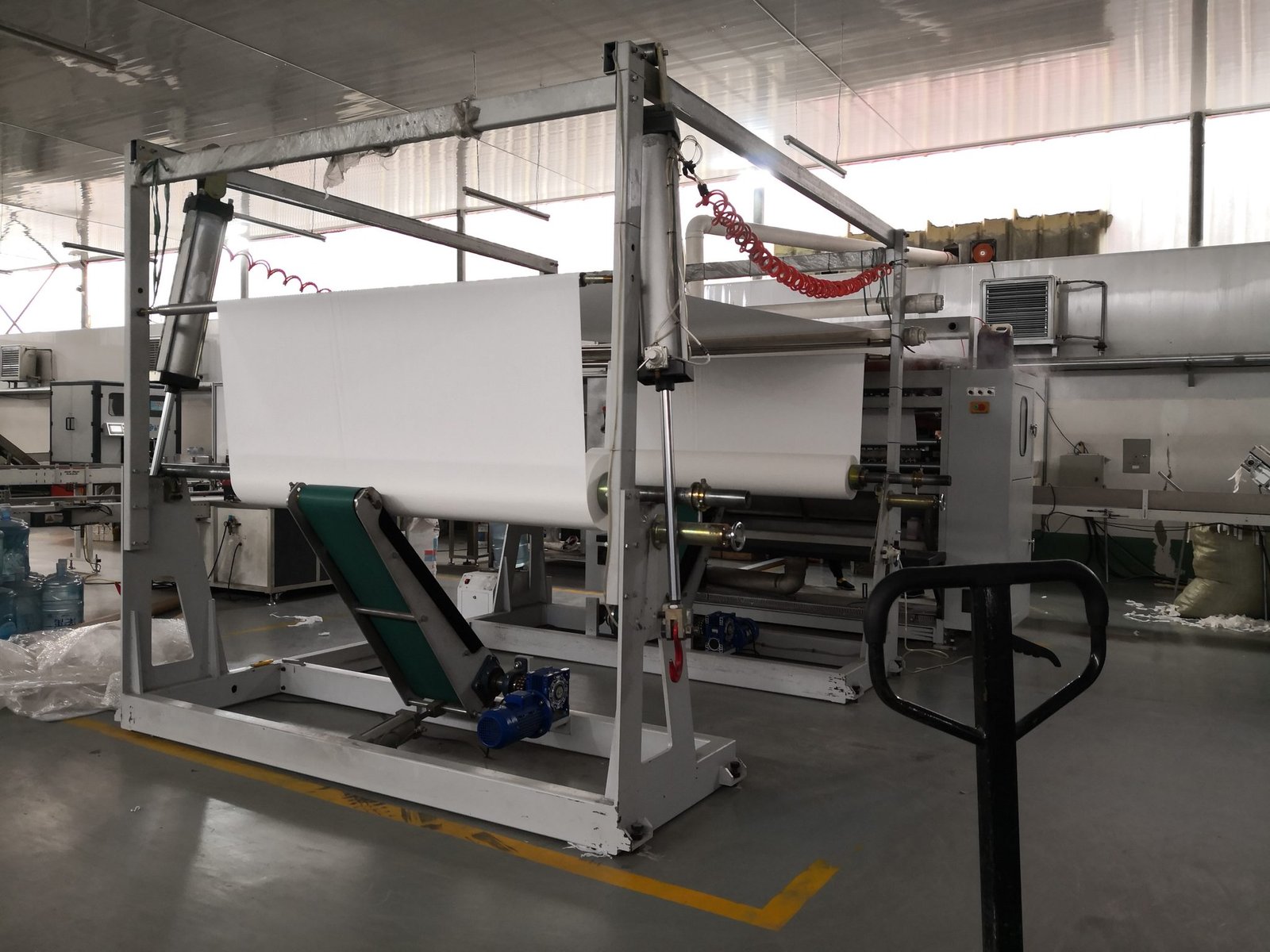 Factory quality inspection area at Top Source Paper mill