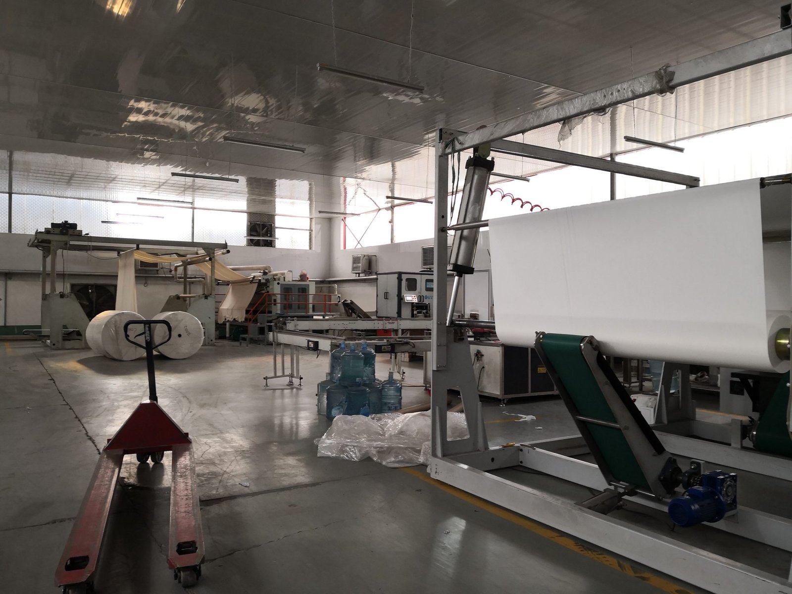Jumbo tissue roll moisture-proof packing for ocean freight export from China to converting plants worldwide