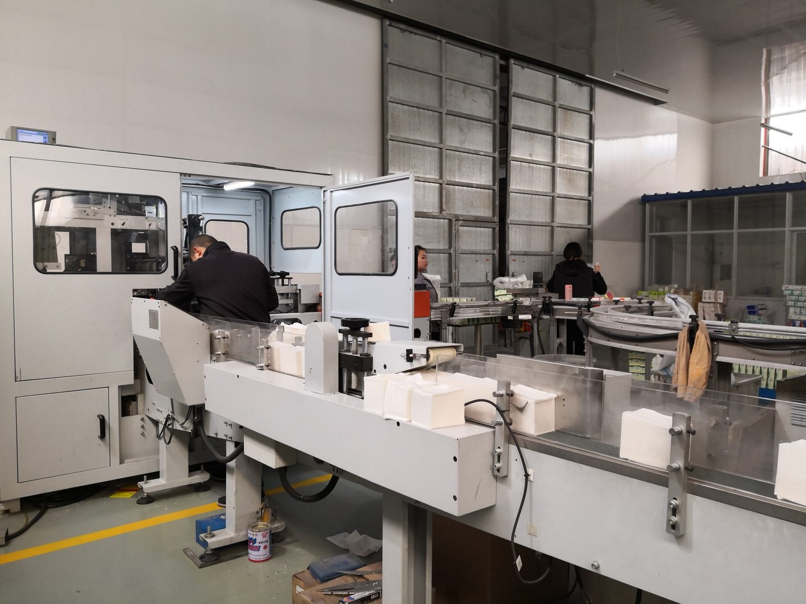 Production line maintenance bay