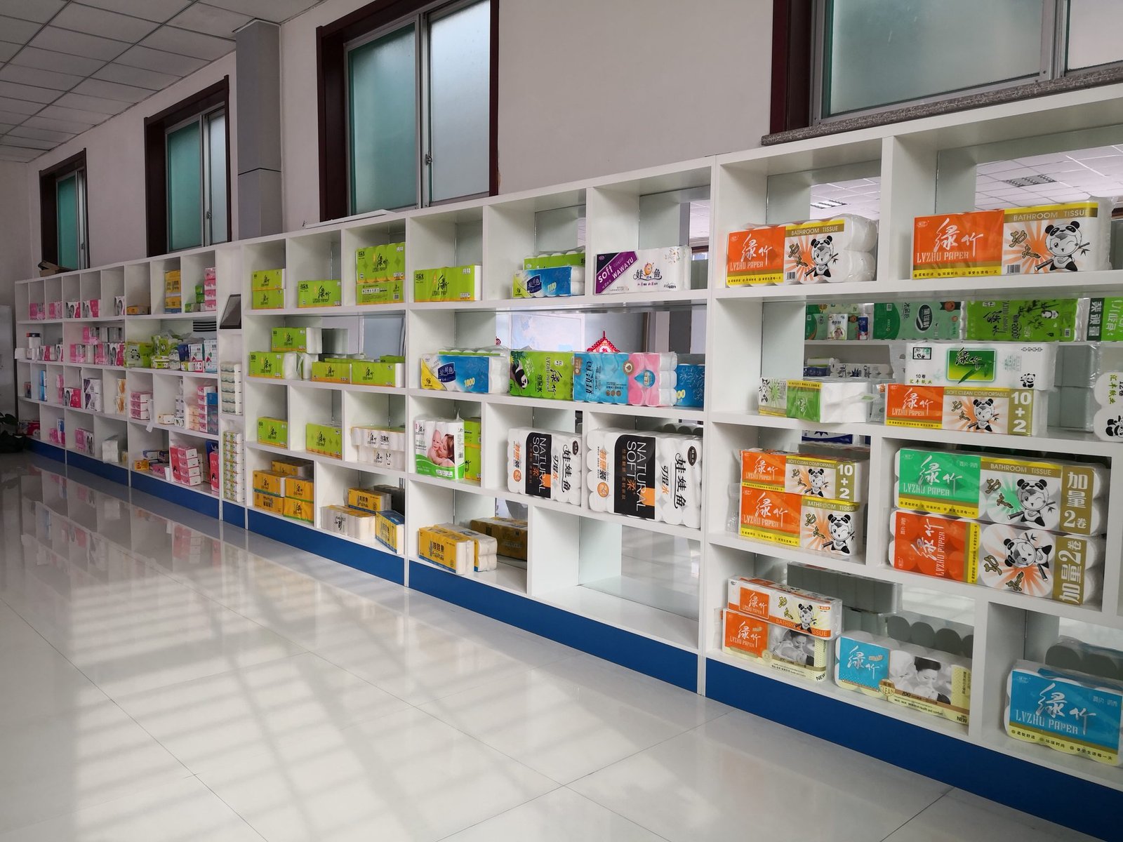 Top Source Paper tissue product showroom